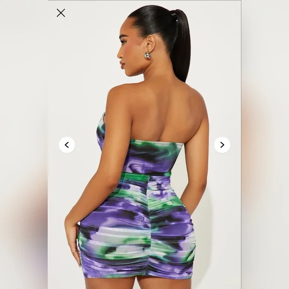 Fashion Nova Can't Be Tamed Mesh Mini Dress NWT - Picture 3 of 6